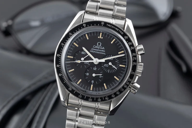 Omega Speedmaster Moonwatch chronograph steel manual winding men's watch 3590.50.00 LP: 7600EUR [2601608]
