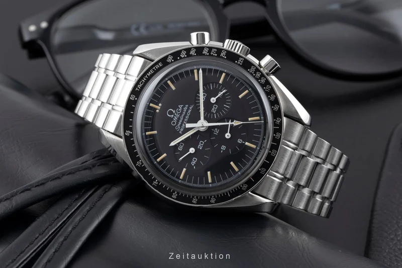 Omega Speedmaster Moonwatch chronograph steel manual winding men's watch 3590.50.00 LP: 7600EUR [2601608]