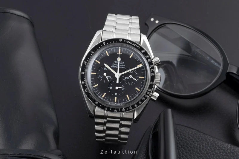 Omega Speedmaster Moonwatch chronograph steel manual winding men's watch 3590.50.00 LP: 7600EUR [2601608]