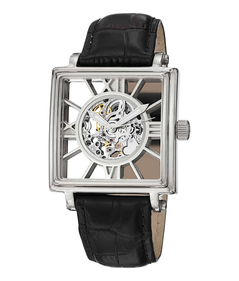 Stührling Winchester Square 295 Automatic 37mm Skeleton