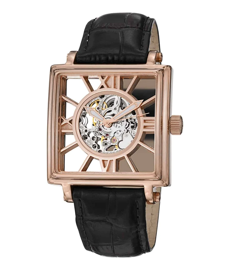 Stührling Winchester Square 295 Automatic 37mm Skeleton