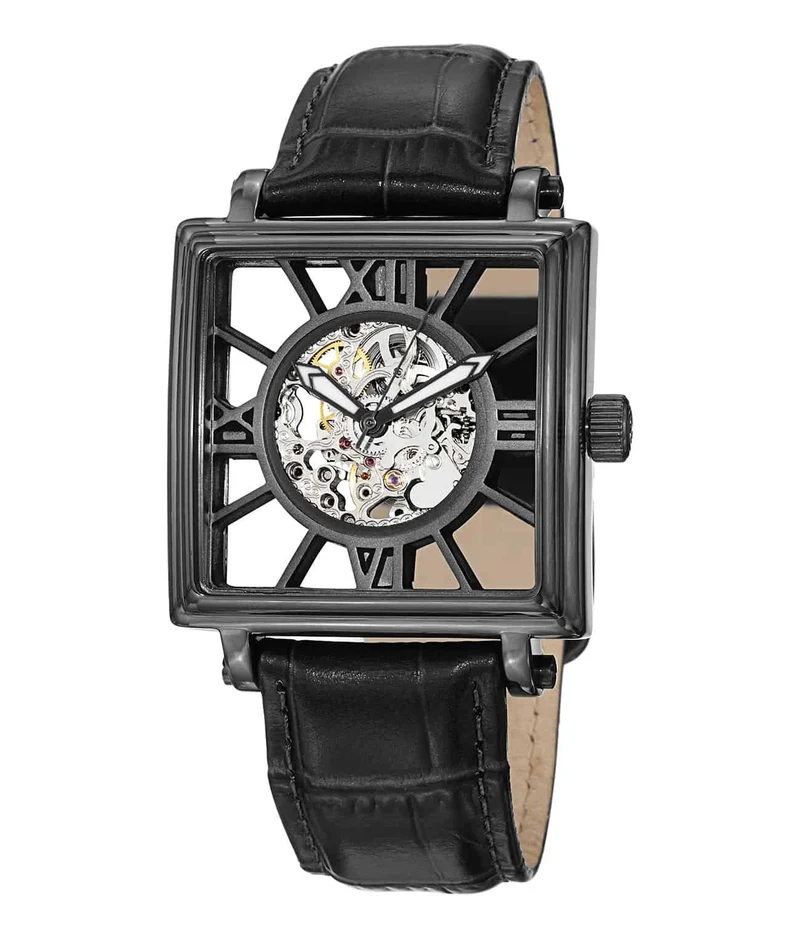 Stührling Winchester Square 295 Automatic 37mm Skeleton