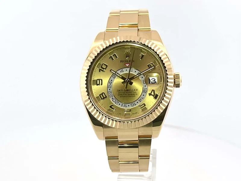 Rolex Sky-Dweller 326938 Gelbgold Champagnerfarben