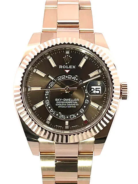 Rolex Sky-Dweller 326935 Everose-Gold Chocolate