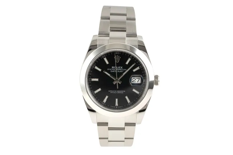 Rolex Datejust steel automatic men's watch 126300 [2602203]