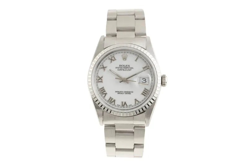 Rolex Datejust steel automatic men's watch 16220 [2602224]