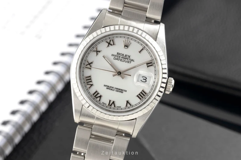 Rolex Datejust steel automatic men's watch 16220 [2602224]