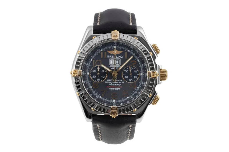 Breitling Crosswind chronograph steel / gold automatic men's watch B44356 Limited [2503534]