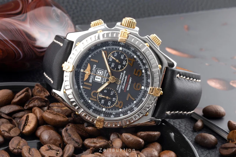 Breitling Crosswind chronograph steel / gold automatic men's watch B44356 Limited [2503534]