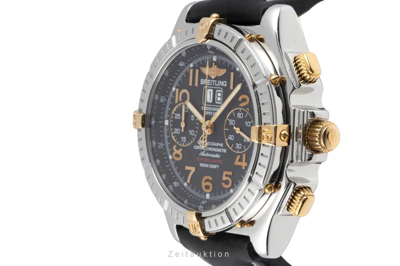 Breitling Crosswind chronograph steel / gold automatic men's watch B44356 Limited [2503534]