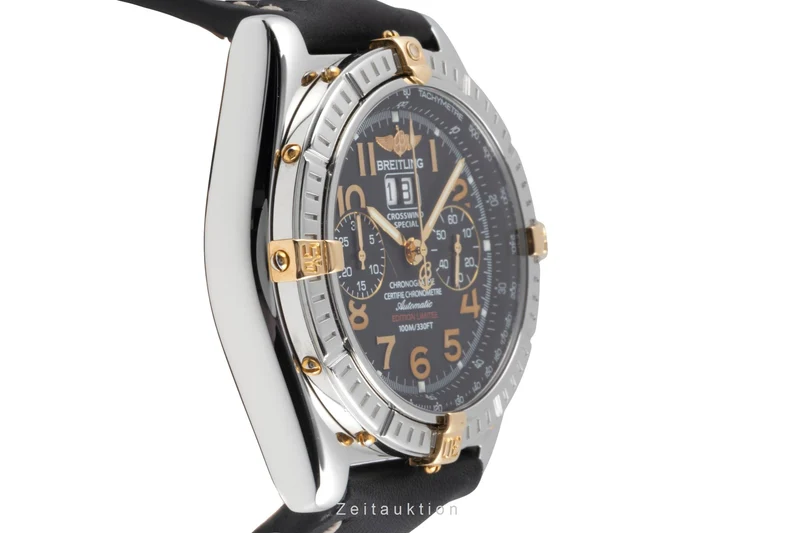Breitling Crosswind chronograph steel / gold automatic men's watch B44356 Limited [2503534]