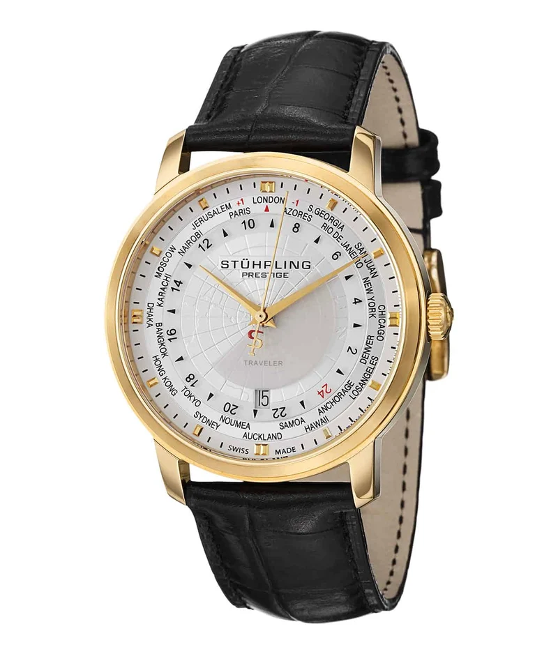 Stührling Swiss Traveler 383 Quartz 42mm