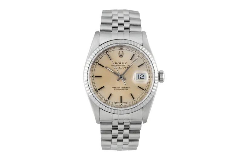Rolex Datejust steel / white gold automatic men's watch 16234 [2601883]
