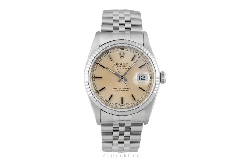 Rolex Datejust steel / white gold automatic men's watch 16234 [2601883]