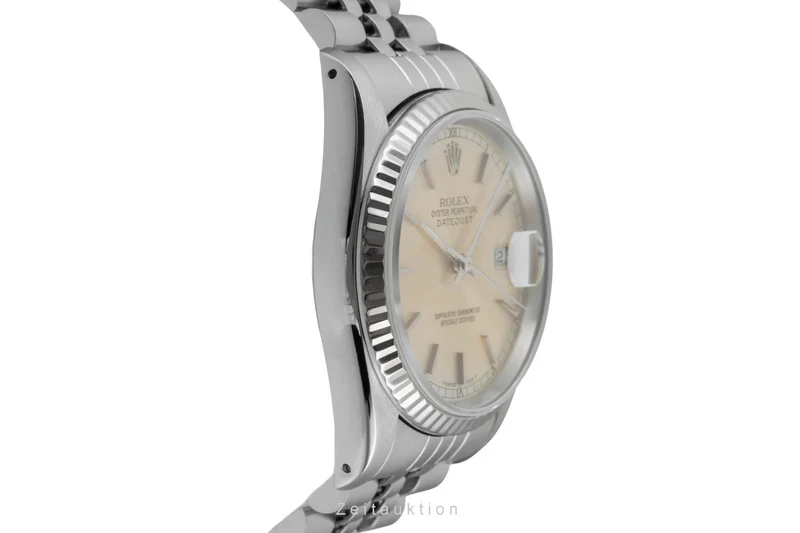 Rolex Datejust steel / white gold automatic men's watch 16234 [2601883]