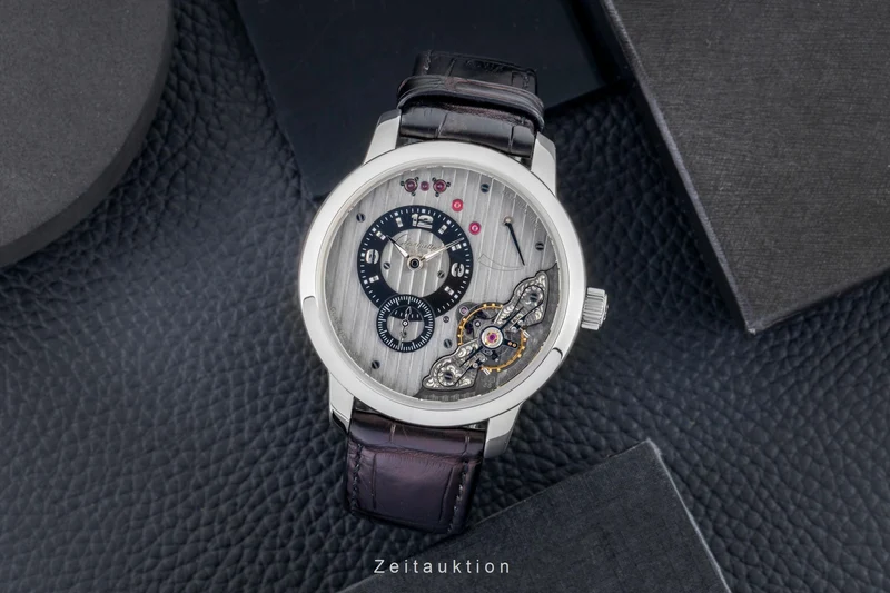 Glashütte PanoMaticInverse steel manual winding men's watch 1-66-06-04-22-62 [2601710]
