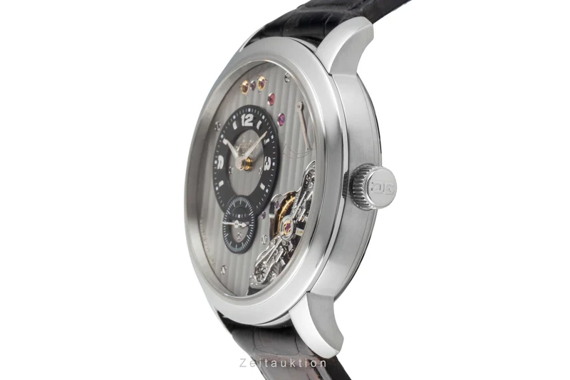 Glashütte PanoMaticInverse steel manual winding men's watch 1-66-06-04-22-62 [2601710]