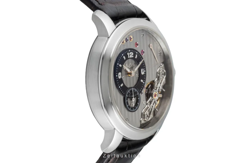 Glashütte PanoMaticInverse steel manual winding men's watch 1-66-06-04-22-62 [2601710]