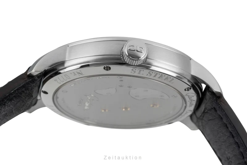 Glashütte PanoMaticInverse steel manual winding men's watch 1-66-06-04-22-62 [2601710]