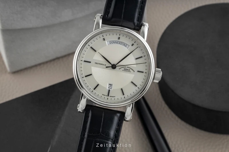 Mühle Teutonia II steel automatic men's watch M1-33-65LB LP: 2400EUR [2601854]