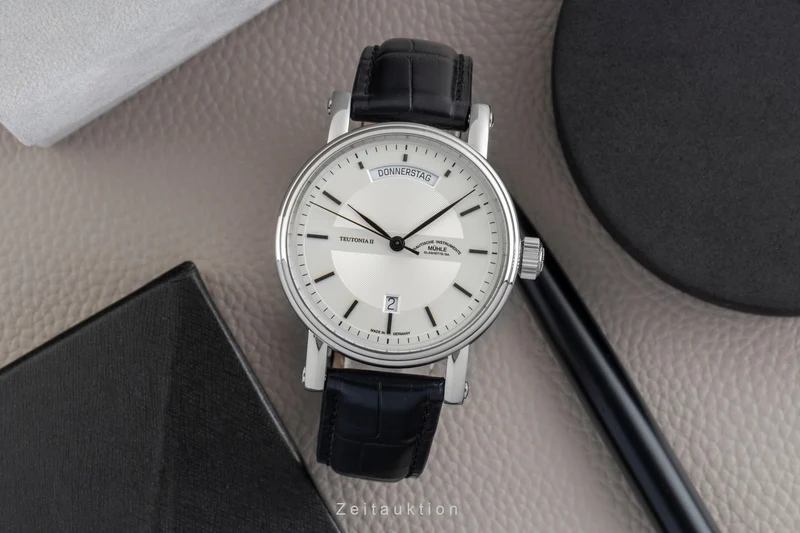 Mühle Teutonia II steel automatic men's watch M1-33-65LB LP: 2400EUR [2601854]