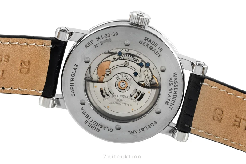 Mühle Teutonia II steel automatic men's watch M1-33-65LB LP: 2400EUR [2601854]