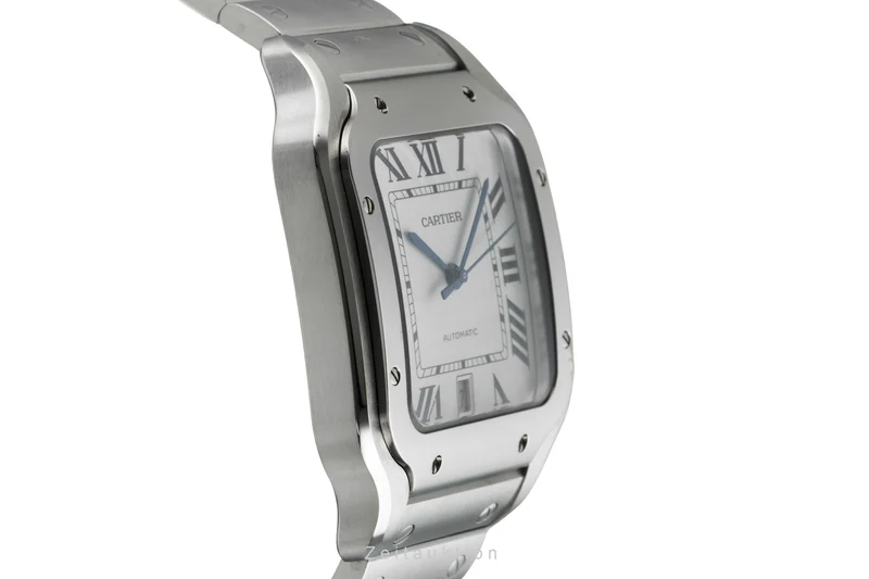 Cartier Santos steel automatic men's watch WSSA0018 LP: 8850EUR [2601942]