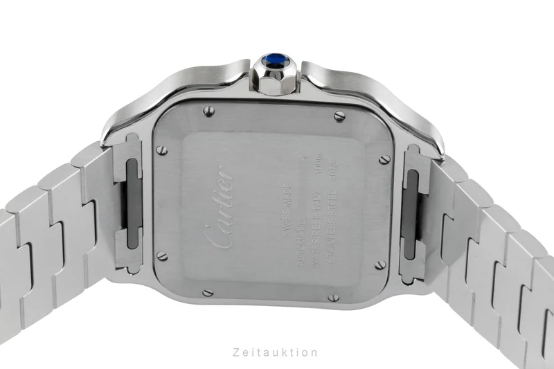 Cartier Santos steel automatic men's watch WSSA0018 LP: 8850EUR [2601942]