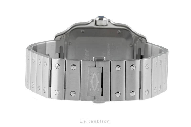 Cartier Santos steel automatic men's watch WSSA0018 LP: 8850EUR [2601942]
