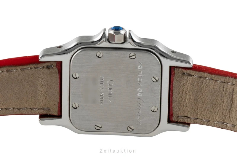 Cartier Santos steel / gold quartz women's watch W200124D [2601844]