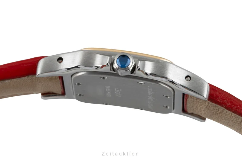 Cartier Santos steel / gold quartz women's watch W200124D [2601844]