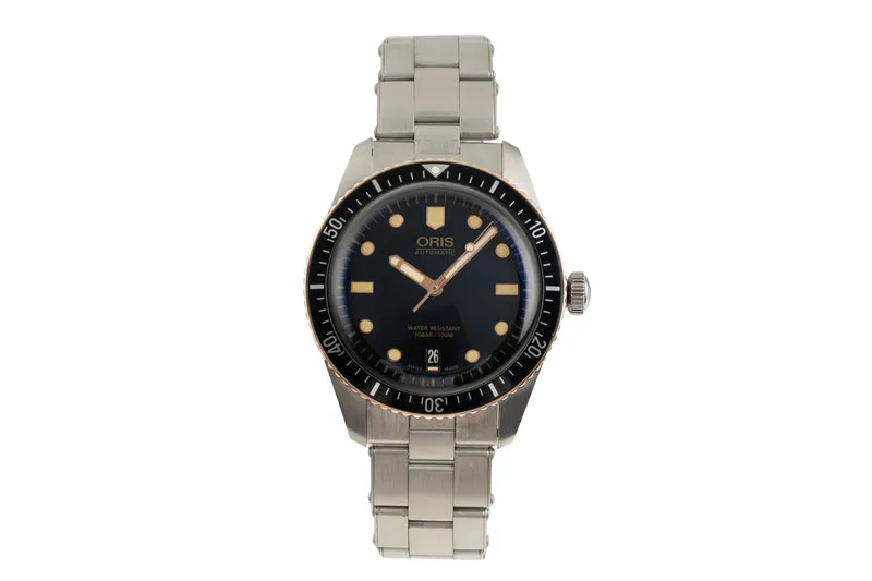 Oris Divers Sixty-Five steel / bronze automatic men's watch 01 733 7707 4354 LP: 2550EUR [2601671]