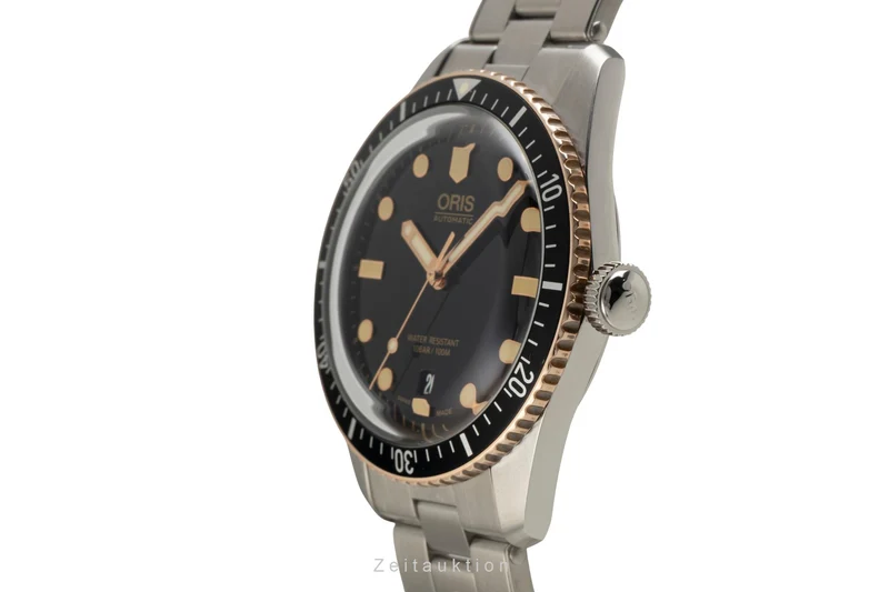 Oris Divers Sixty-Five steel / bronze automatic men's watch 01 733 7707 4354 LP: 2550EUR [2601671]