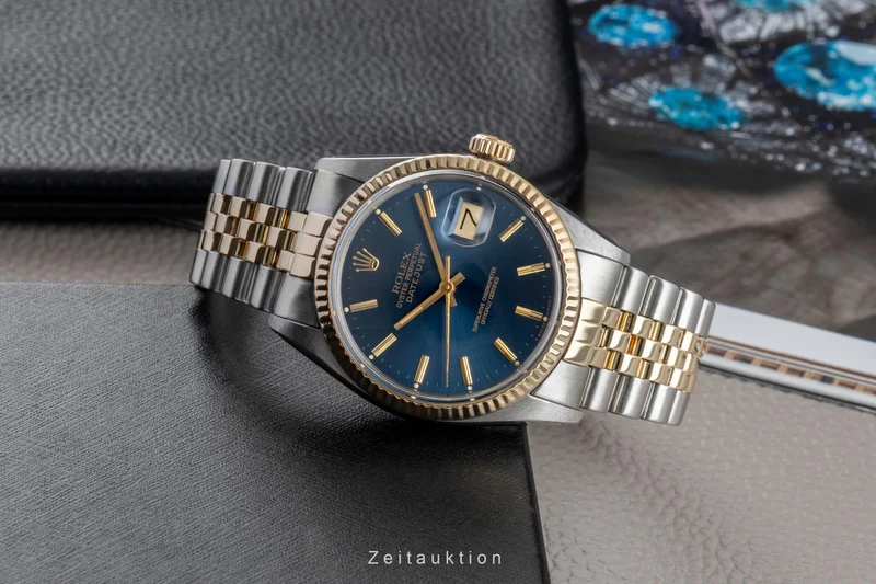 Rolex Datejust steel / gold automatic men's watch 16013 Vintage [2601687]