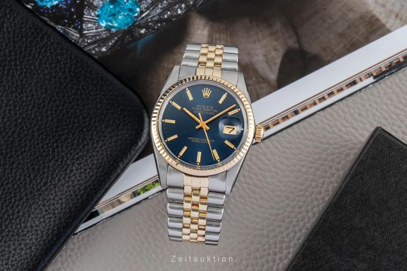 Rolex Datejust steel / gold automatic men's watch 16013 Vintage [2601687]