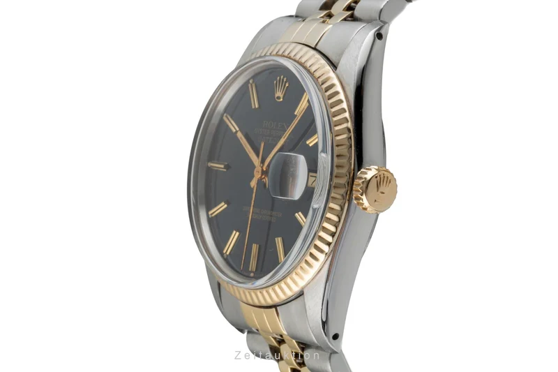 Rolex Datejust steel / gold automatic men's watch 16013 Vintage [2601687]