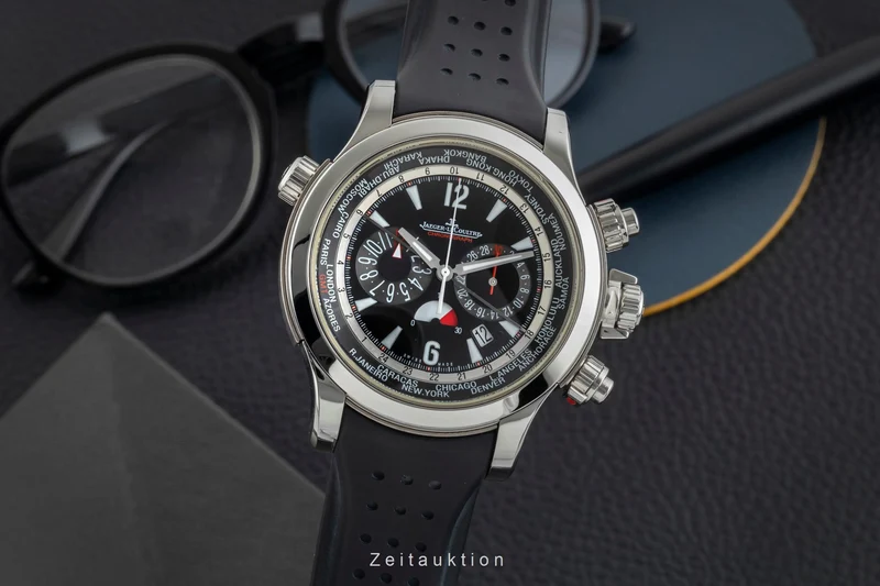 Jaeger LeCoultre Master Chronograph chronograph steel / titanium automatic men's watch Q1768470 [2601708]