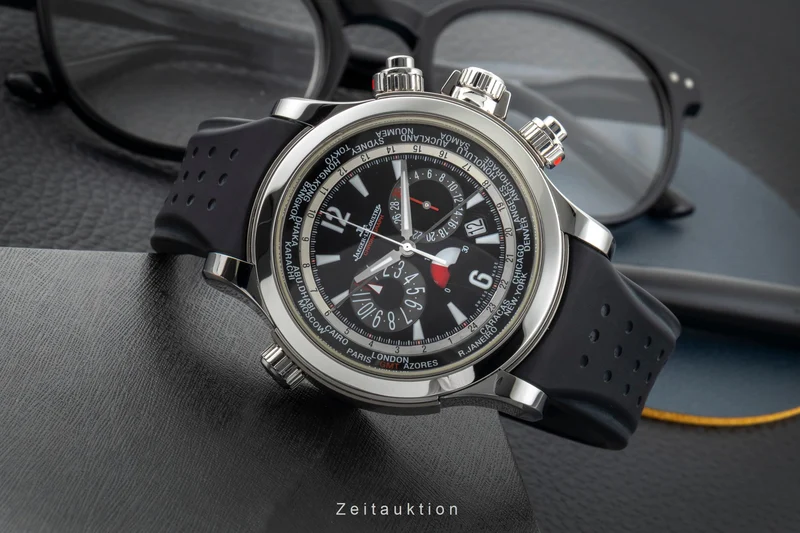Jaeger LeCoultre Master Chronograph chronograph steel / titanium automatic men's watch Q1768470 [2601708]