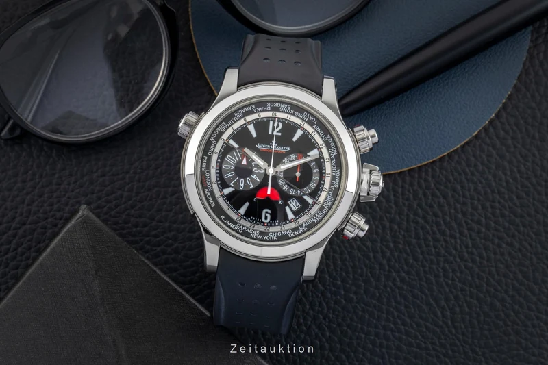 Jaeger LeCoultre Master Chronograph chronograph steel / titanium automatic men's watch Q1768470 [2601708]