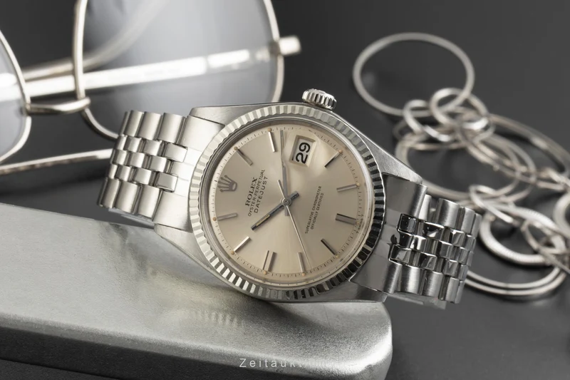 Rolex Datejust steel / white gold automatic men's watch 1601 Vintage [2601848]