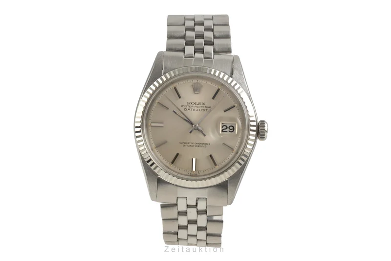Rolex Datejust steel / white gold automatic men's watch 1601 Vintage [2601848]