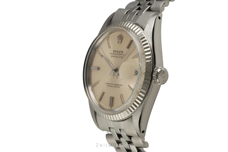 Rolex Datejust steel / white gold automatic men's watch 1601 Vintage [2601848]