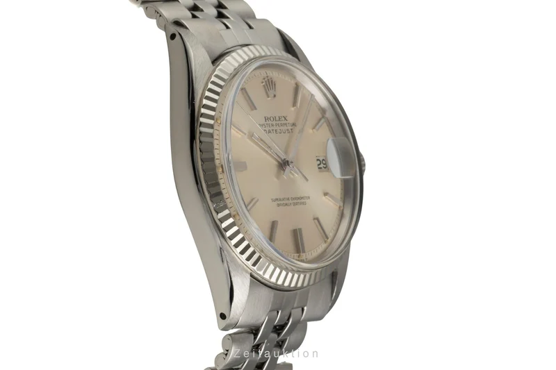 Rolex Datejust steel / white gold automatic men's watch 1601 Vintage [2601848]