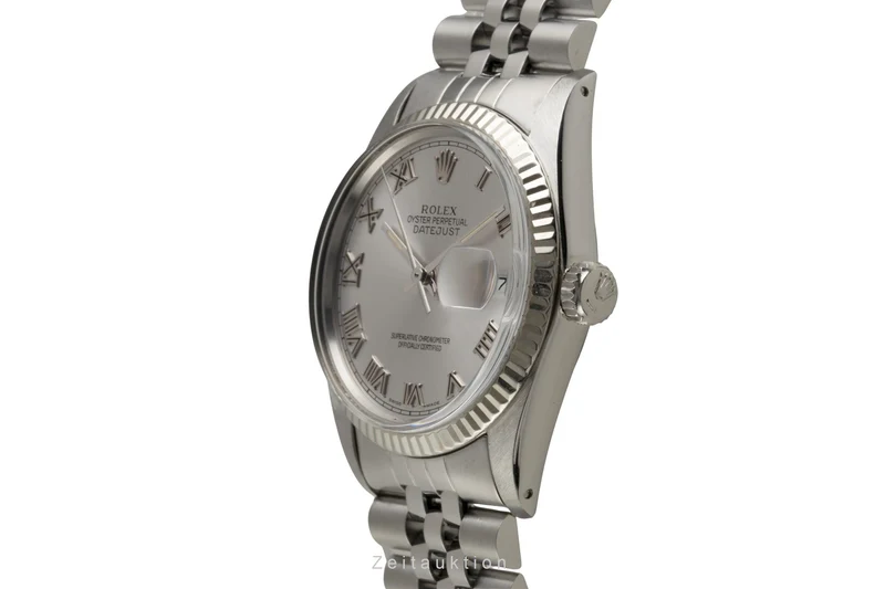 Rolex Datejust steel / white gold automatic men's watch 16014 Vintage [2601931]