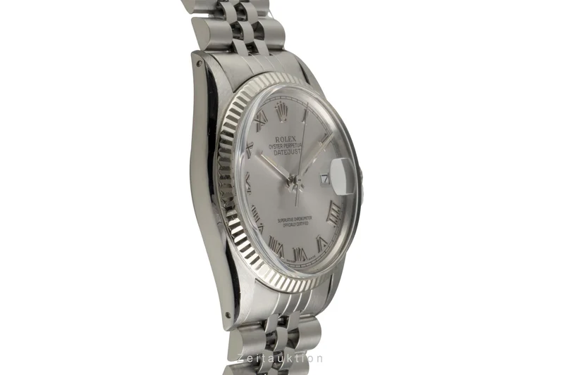 Rolex Datejust steel / white gold automatic men's watch 16014 Vintage [2601931]