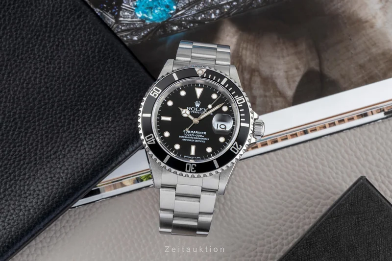 Rolex Submariner steel automatic men's watch 16610 [2601937]
