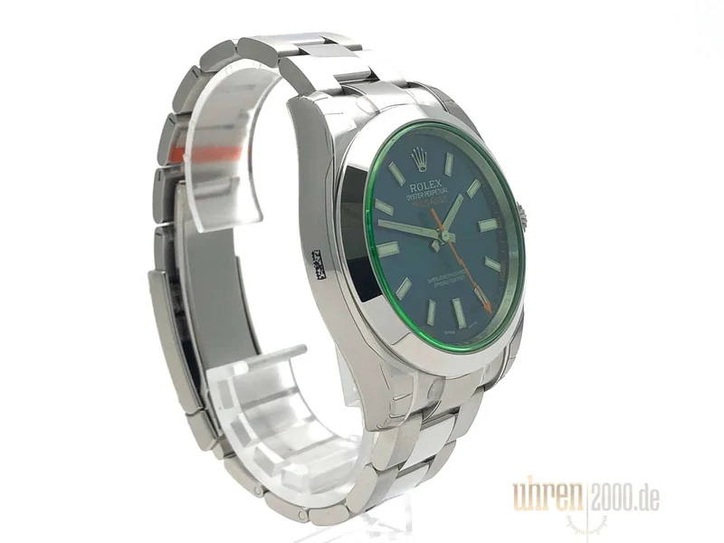 Rolex Oyster Perpetual Milgauss 116400GV Blue verklebt aus 2015