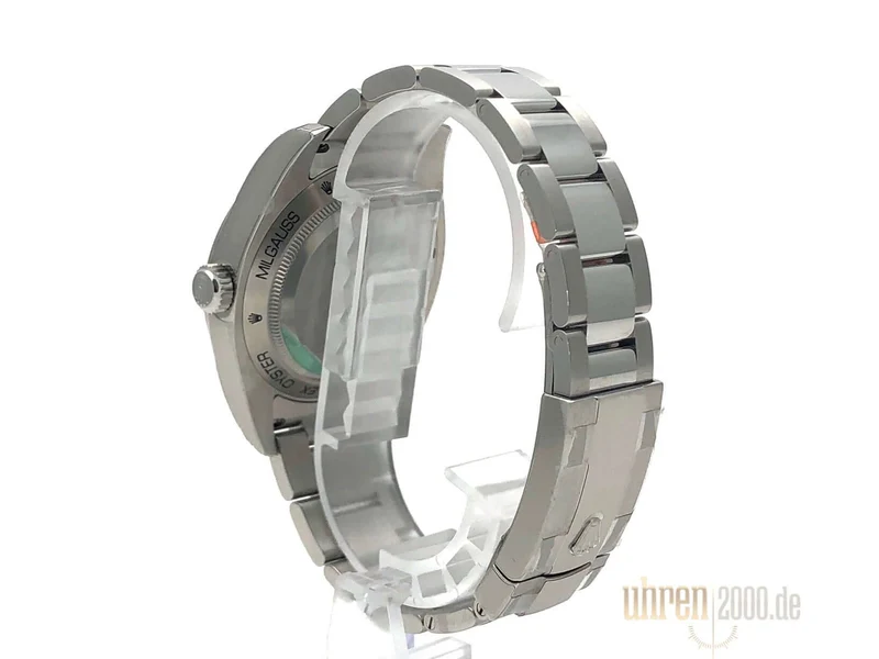 Rolex Oyster Perpetual Milgauss 116400GV Blue verklebt aus 2015