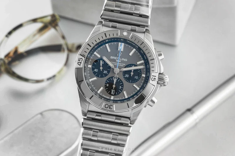 Breitling Chronomat chronograph titanium automatic men's watch EB0134101M1E1 LP: 12500EUR [2602121]