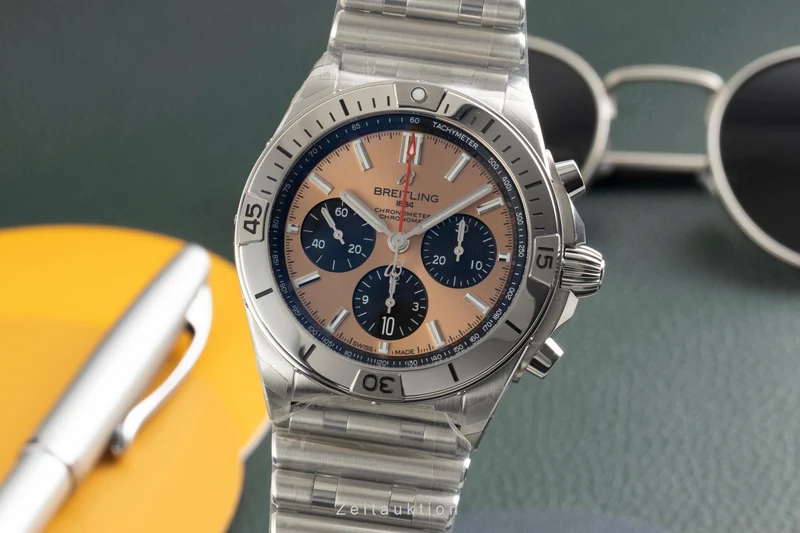 Breitling Chronomat chronograph steel automatic men's watch AB0134 LP: 9200EUR [2602119]